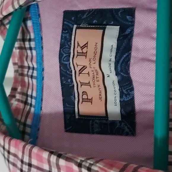 Pink Thomas Pink Jermyn Street London short sleeve buttoned shirt - Picture 2 of 7